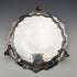 1846 British antique sterling silver Salva card tray, diameter 23cm, 396g, George Frederick Pinnell