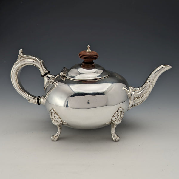 Early 20th Century British Vintage Silver Plate Bachelor Teapot