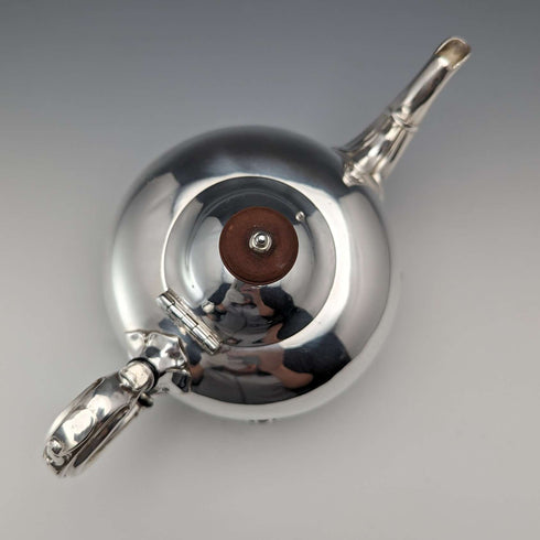 Early 20th Century British Vintage Silver Plate Bachelor Teapot