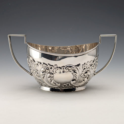 20世紀前半 英国ヴィンテージ シルバープレート製 ティーセット 3点セット