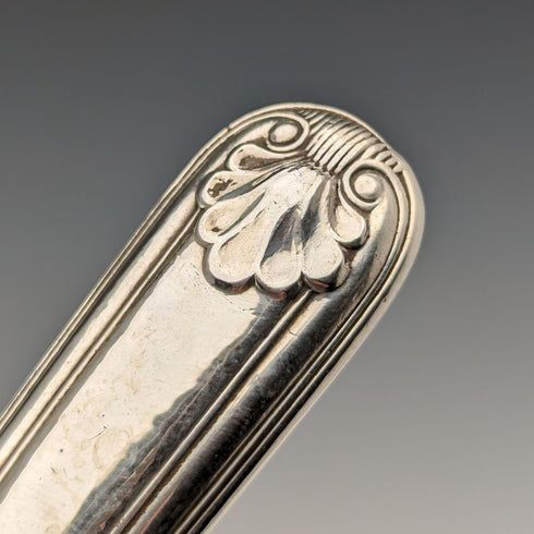 1906年 英国アンティーク 総純銀製 カトラリーセット 6ペア 計612g George Howson 木箱入り