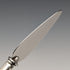 Circa 1910 American antique small cake slicer with sterling silver handle