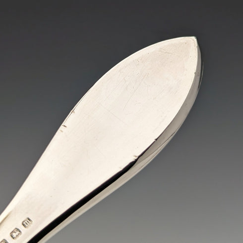 1911 British antique sterling silver handle large button hook boot hook William Vale