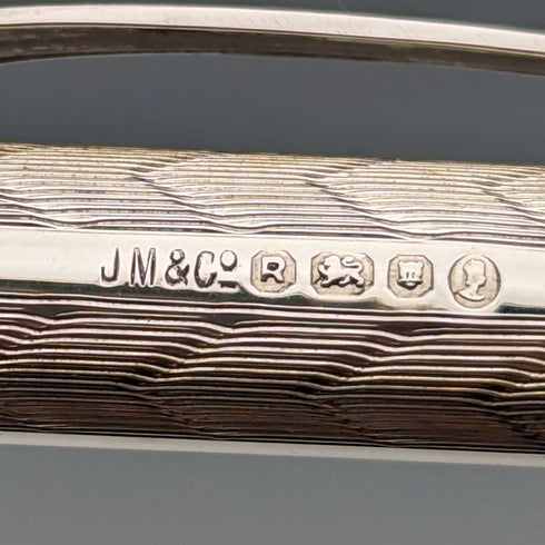 1952 British Yard O' Red Sterling Silver Push Pencil with Box and Papers