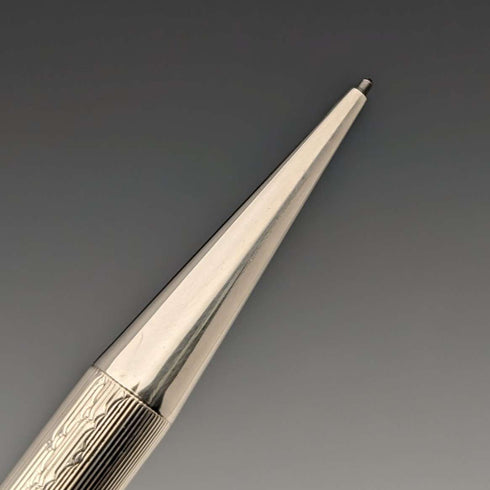 1983 British Yard O' Red Sterling Silver Push-Pull Pencil in Case