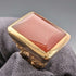 Early 20th Century British Antique 9ct Gold & Red Stone Fob Necklace
