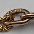 Early 20th Century British Antique 9ct Gold & Red Stone Fob Necklace
