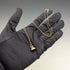 Early 20th Century British Antique 9ct Gold & Red Stone Fob Necklace