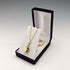 1987 British Vintage 9ct Gold Oval Locket Pendant Necklace