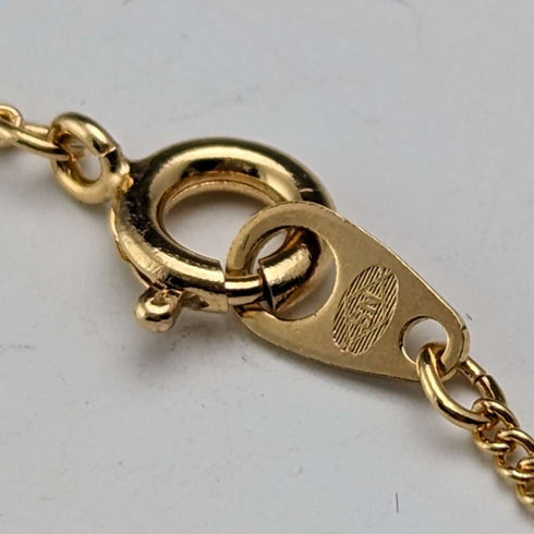 British vintage 9ct gold octagon locket pendant necklace