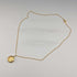 British vintage 9ct gold octagon locket pendant necklace
