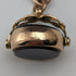 Antique British Gold-Plated Albert Chain 9ct Gold Two-Tone Swivel Fob