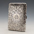 1893 British antique double-sided sterling silver card case with accordion pocket, 126g, Sampson Mordan