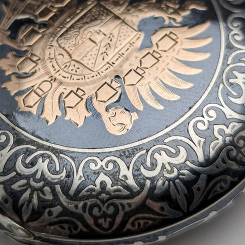 古董瑞士製造未簽名懷錶銀色側分鐘 Niero 獵人錶殼運作良好