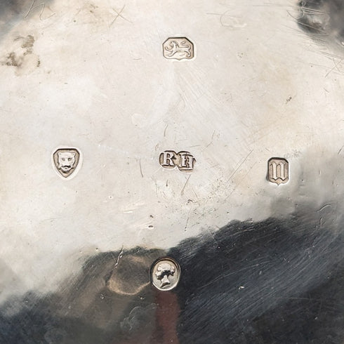 1868年 英国アンティーク 純銀製 ティーポット 815g Robert Harper