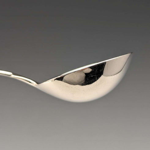 1835 British antique sterling silver tea caddy spoon by John, Henry & Charles Lias