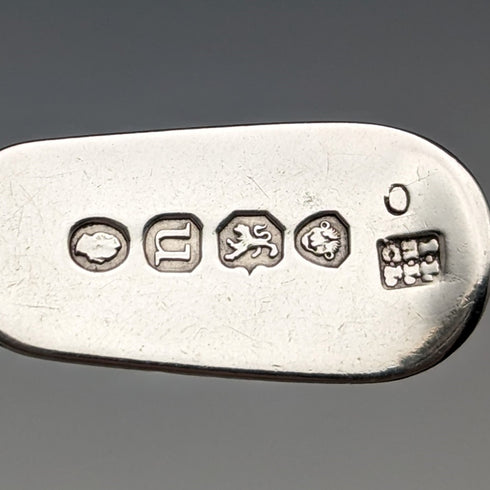 1835 年英國古董純銀茶盒湯匙約翰、亨利和查爾斯·利亞斯