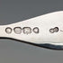 1850 British antique sterling silver tea caddy spoon Chawner & Co.