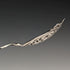 1911 British antique sterling silver serving spoon pair 104g Martin, Hall & Co