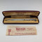 1959 British Yard O'Red Sterling Silver Hexagonal Propelled Pencil in Case