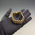 Swiss Vintage Gold Plated Panther Link Bracelet