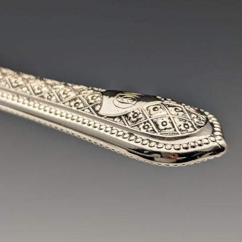 約 1865 年英國古董鍍銀甜點餐具 6 對套裝