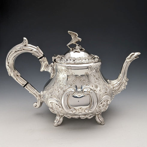 Vintage British silver plate tea/coffee set James Dixon & Sons