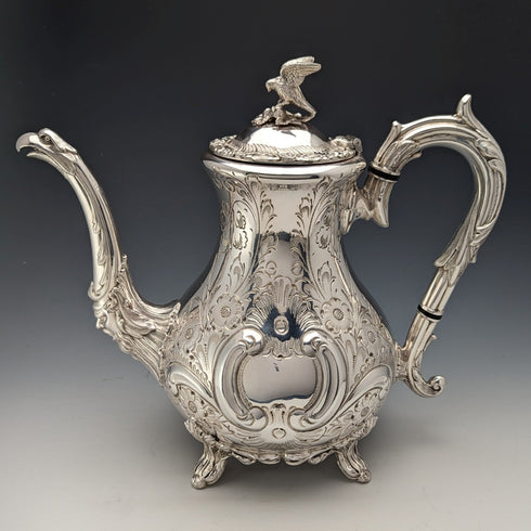 英國復古鍍銀茶/咖啡套裝 James Dixon & Sons