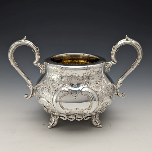 Vintage British silver plate tea/coffee set James Dixon & Sons