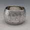 Anillo para servilleta de plata de ley, antiguo, británico, de 1886, 22 g