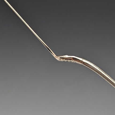 Circa 1905 American antique sterling silver butter knife 38g FRANK W. SMITH