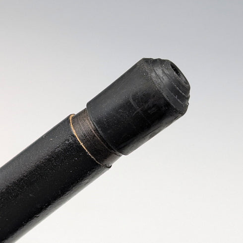 復古男士短柄手杖黑軸手杖 90 厘米