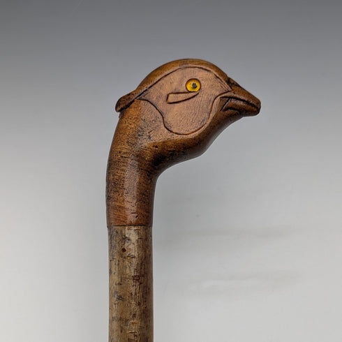 復古男士雉雞頭手杖 82 厘米