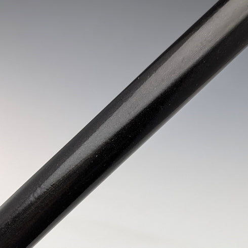 ヴィンテージ 紳士用 純銀装飾 曲がりホーンハンドル ステッキ 杖 86cm