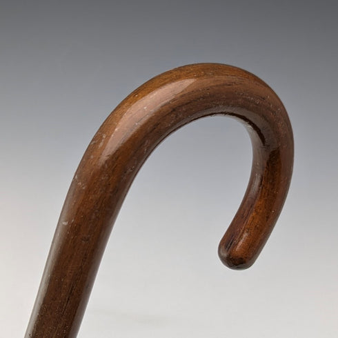 1918 年英國古董紳士浮雕純銀裝飾彎柄手杖 91 厘米