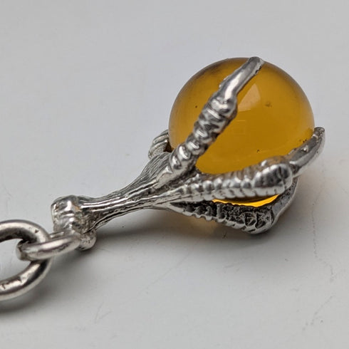 約 1920 年英國古董純銀阿爾伯特鏈 30 克爪子和碗扣