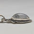 Circa 1900 British antique sterling silver Albert chain 33g moonstone fob