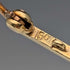 Antique 15ct gold brooch with blue stone and pearl in case