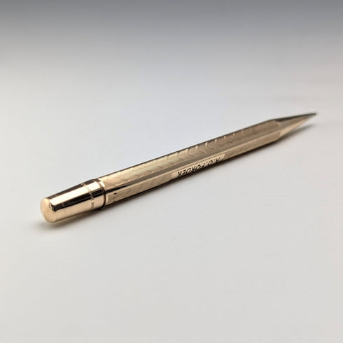 英国ヴィンテージ ヤード・オ・レッド ロールドゴールド 推進式ペンシル
