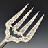 1850 British antique pure silver fish server pair, 370g total, HJ Lias&Son
