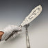 1850 British antique pure silver fish server pair, 370g total, HJ Lias&Son