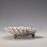 1895 British antique sterling silver shell-shaped footed dish, 88g, Atkin Brothers
