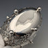 1896 British antique sterling silver basket with earrings and movable handles, 159g, John Round