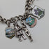1970s British vintage sterling silver charm bracelet 30g