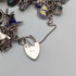 1970s British vintage sterling silver charm bracelet, 89g