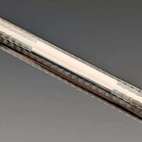 1965 British Yard O'Red Sterling Silver Push-Pull Pencil in Case