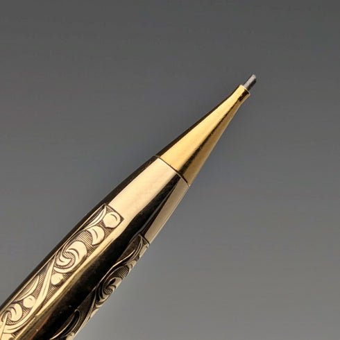 美國復古 Schafer K12 鍍金自動鉛筆/原子筆套裝附盒