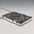 1847 British antique sterling silver card case with chain, 80g, Nathaniel Mills