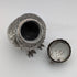 Vintage British silver plate owl shaped sugar shaker by Corbell