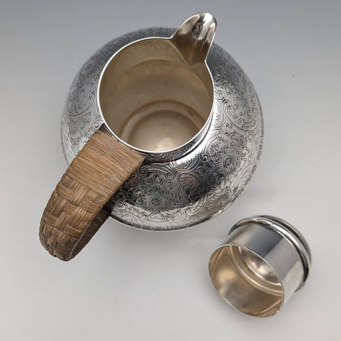 英国ヴィンテージ シルバープレート製 1.5パイントジャージージャグ